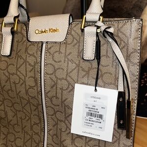 Calvin’s Klein Monogram Satchel